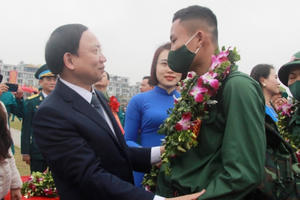 Các địa phương tưng bừng không khí Lễ giao nhận quân 2023 Các địa phương tưng bừng không khí Lễ giao nhận quân 2023