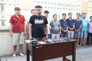 Tây Ninh: Triệt xóa tụ điểm đánh bạc qua mạng internet