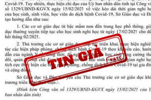 Xử lý nhiều tin giả cho học sinh nghỉ học để phòng, chống dịch bệnh