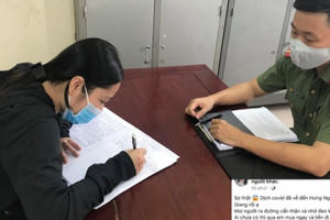 Thiếu nữ đăng tin Covid-19 về tới Nghệ An để câu like và bán khẩu trang