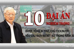 Infographics - 10 đại án nghiêm trọng sẽ đưa ra xét xử trong năm 2020