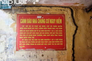 Cư dân khu tập thể Bộ Tư pháp mong muốn sớm có nhà đầu tư cải tạo lại nhà xuống cấp