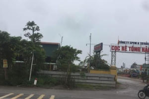 Hải Phòng: Công nhân tử vong tại trạm trộn bê tông Hải Đăng Hải Phòng: Công nhân tử vong tại trạm trộn bê tông Hải Đăng