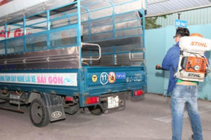 Trung tâm Dạy nghề Lái xe Sài Gòn chủ động khử trùng phòng chống virus Covid -19 Trung tâm Dạy nghề Lái xe Sài Gòn chủ động khử trùng phòng chống virus Covid -19