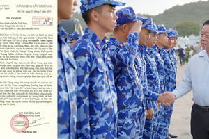 Lực lượng Vùng Cảnh sát biển 4 lập thành tích chào mừng Đại hội Đảng bộ Cảnh sát biển Việt Nam lần thứ VI Lực lượng Vùng Cảnh sát biển 4 lập thành tích chào mừng Đại hội Đảng bộ Cảnh sát biển Việt Nam lần thứ VI