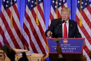 Họp báo lần đầu tiên của ông Trump kể từ khi đắc cử Họp báo lần đầu tiên của ông Trump kể từ khi đắc cử