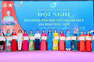 Nghệ An: Tôn vinh gương 65 phụ nữ điển hình tiên tiến giai đoạn 2020 - 2025