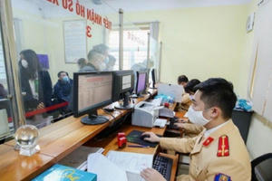 Biển số xe được cấp và quản lý theo mã định danh