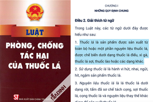 Căn cứ vào nguyên liệu có đủ cơ sở đưa thuốc lá làm nóng vào diện quản lý?