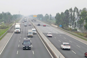 Cấm xe tải chạy làn 1 cao tốc Hà Nội - Hải Phòng, Pháp Vân - Cầu Giẽ