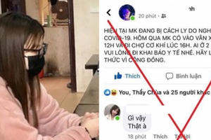 Đùa vui ngày Cá tháng Tư, cô gái bị phạt 15 triều đồng vì nhận mình bị nhiễm Covid-19