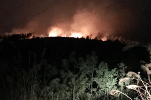 Quảng Ninh: Cả quả đồi “bốc hỏa”, thiêu rụi nhiều hecta rừng