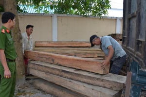 Quảng Nam: Ngụy trang chở bao vỏ ve chai để vận chuyển gỗ lậu