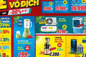Siêu thị điện máy MediaMart Xả hàng hè giảm sốc 50% Siêu thị điện máy MediaMart Xả hàng hè giảm sốc 50%