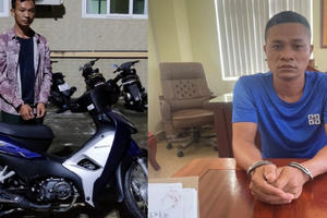 Quảng Ninh: Từ nguồn tin trình báo, Công an tóm gọn hai đối tượng trộm cắp xe máy