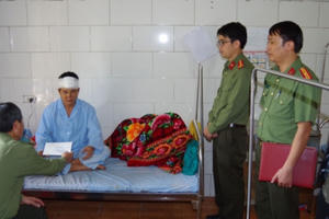 Hà Giang: Một công an viên bị thương khi làm nhiệm vụ