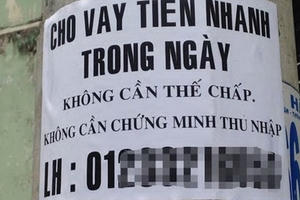 Đấu tranh với tội phạm liên quan đến hoạt động "tín dụng đen"