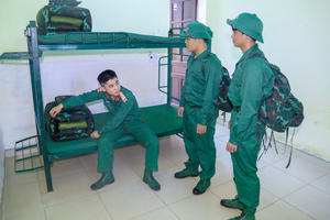 Để chiến sĩ mới hòa nhập môi trường quân ngũ