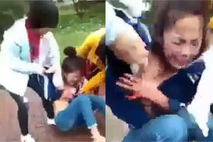 Sốc nữ sinh lớp 11 bị vây đánh, lột áo giữa ban ngày ở Hà Tĩnh