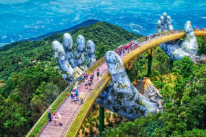 Báo Mỹ điền tên Cầu Vàng Đà Nẵng vào Top những cây cầu ấn tượng nhất thế giới