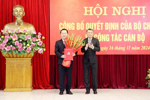Công bố quyết định của Bộ Chính trị chuẩn y Bí thư Tỉnh ủy Nghệ An