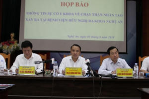 Xác định “thủ phạm” gây nên sự cố chạy thận tại Nghệ An