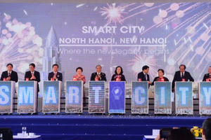 Chính thức động thổ và công bố dự án thành phố thông minh ở phía Bắc Hà Nội