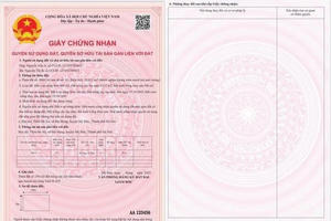 Sẽ phát hành thống nhất mẫu phôi sổ đỏ trên cả nước