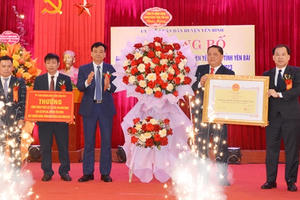 Mỹ Gia đón Bằng công nhận xã đạt chuẩn nông thôn mới nâng cao