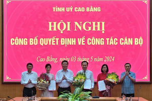 Cao Bằng kiện toàn nhiều vị trí lãnh đạo chủ chốt