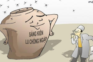 Mưa lớn và chúng ta đã thấy tác dụng chống ngập của những cái lu!