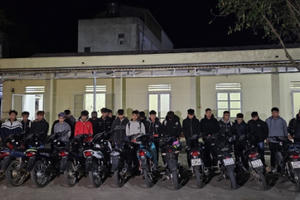 Nhóm thanh niên từ Yên Bái sang Hà Giang vi phạm về trật tự ATGT