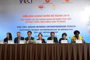 Diễn đàn Doanh nhân nữ ASEAN lần thứ 2 diễn ra tại Hà Nội