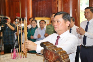 Trang trọng Lễ giỗ Chủ tịch Hồ Chí Minh lần thứ 54