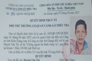 Truy nã đối tượng chống người thi hành công vụ trên biển