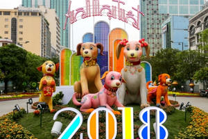 Đường hoa Nguyễn Huệ trước ngày khai mạc