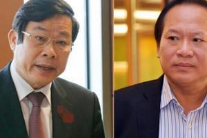 Khởi tố, bắt tạm giam 2 cựu Bộ trưởng Nguyễn Bắc Son và Trương Minh Tuấn Khởi tố, bắt tạm giam 2 cựu Bộ trưởng Nguyễn Bắc Son và Trương Minh Tuấn