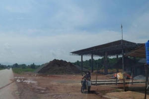 Doanh nghiệp Hưng Thịnh Bắc Giang xây dựng cây xăng không phép tại huyện Lục Nam