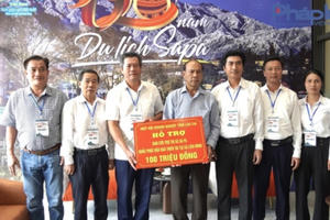 Hiệp hội các doanh nghiệp tỉnh Lào Cai ủng hộ người dân xã Liên Minh