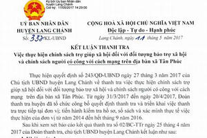 Thanh Hóa: Người chết vẫn được lập danh sách khống hưởng chế độ