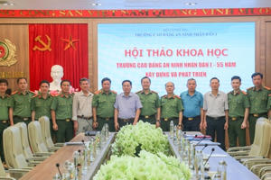 Trường Cao đẳng An ninh nhân dân I tự hào truyền thống 55 năm xây dựng và phát triển