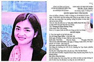 Công an An Giang truy tìm người phụ nữ bị tố lừa đảo, chiếm đoạt gần 30 tỷ đồng