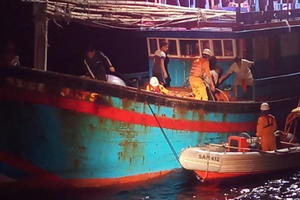 Cứu nạn thuyền viên gặp nạn cách bờ biển Đà Nẵng 230 hải lý