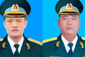 Truy thăng quân hàm cho 2 sỹ quan phi công mới hy sinh Truy thăng quân hàm cho 2 sỹ quan phi công mới hy sinh