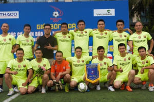 Báo Pháp luật Việt Nam giành chiến thắng trước đội bóng VOV tại giải Press cup 2017