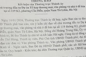 Dự án tại phường Cầu Diễn của Xuân Hòa đủ giấy phép để triển khai theo quy định