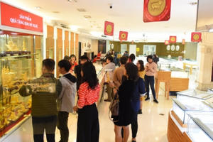 Giá vàng ngày Vía Thần Tài (14/2): Giảm sâu 150.000 đồng mỗi lượng
