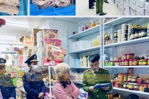 Phát hiện, tạm giữ gần 2.500 kg thực phẩm không rõ nguồn gốc, xuất xứ