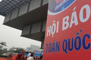 Photo - Hội báo toàn quốc 2019: Các đơn vị gấp rút hoàn thiện gian trưng bày