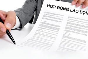 Từ ngày 20/6, hợp đồng lao động, hợp đồng dịch vụ theo mẫu mới